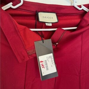 Gucci Red Women's Pants- Technical Jersey in Real Magenta